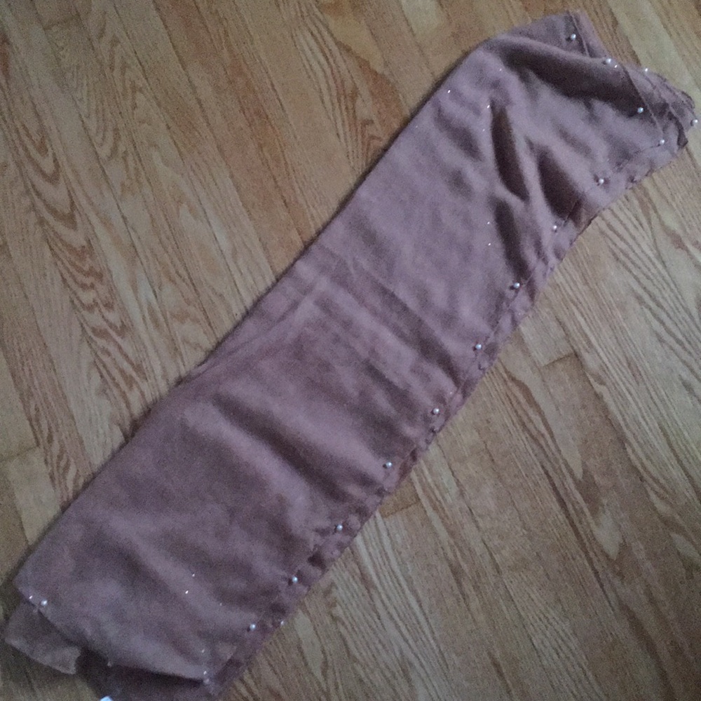 Sparkly Tan scarf